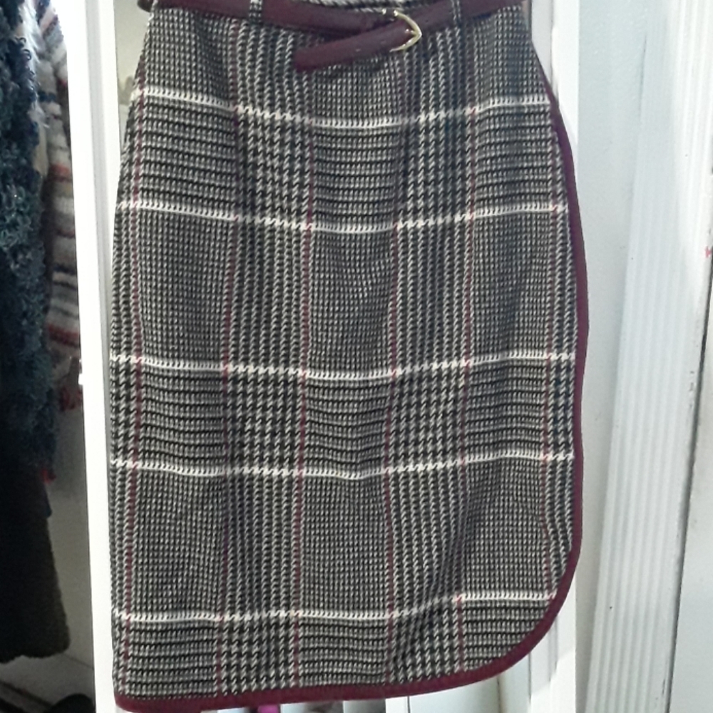 Florence Paris plaid skirt